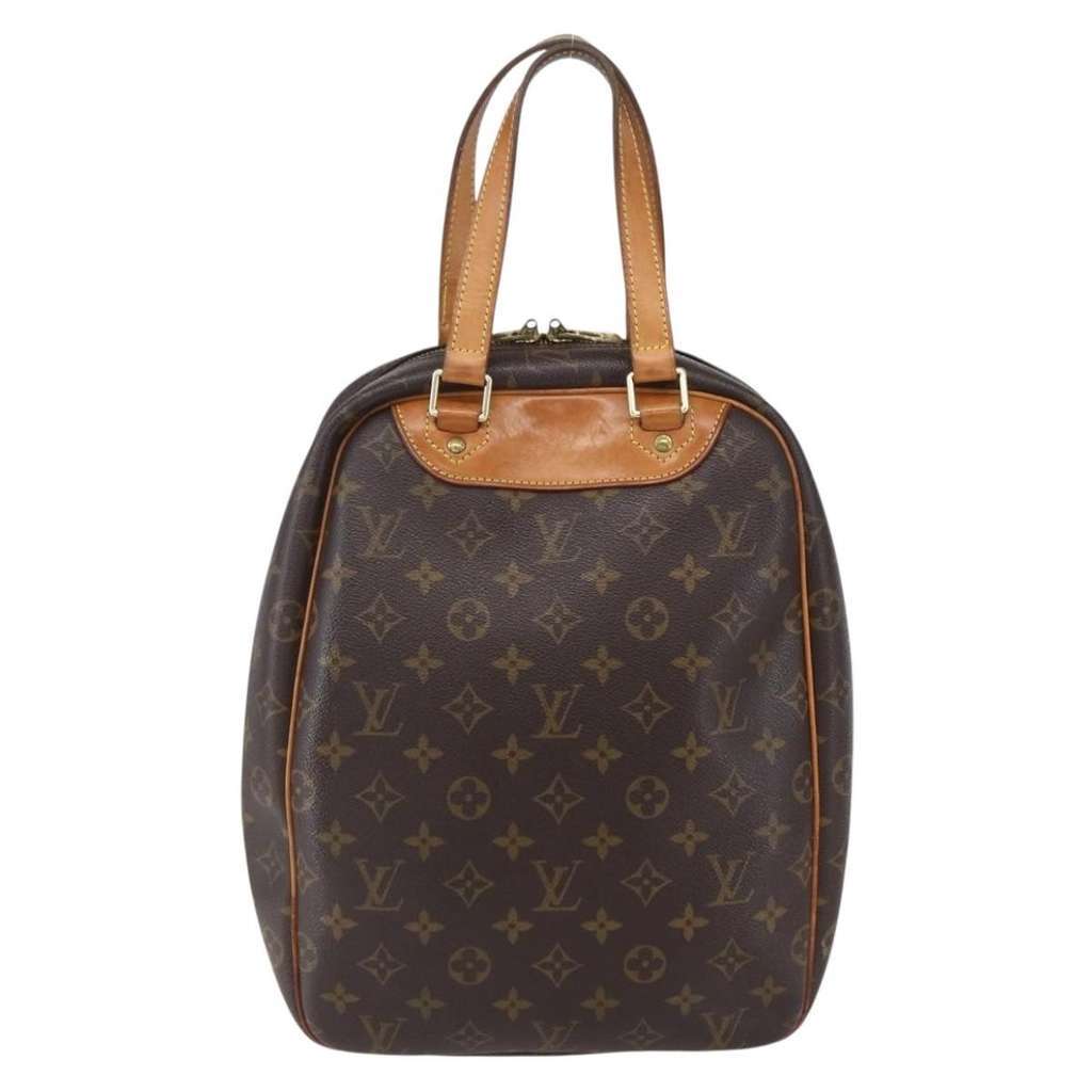 Louis Vuitton Excursion Handbag Brown Canvas Fair condition - Back View