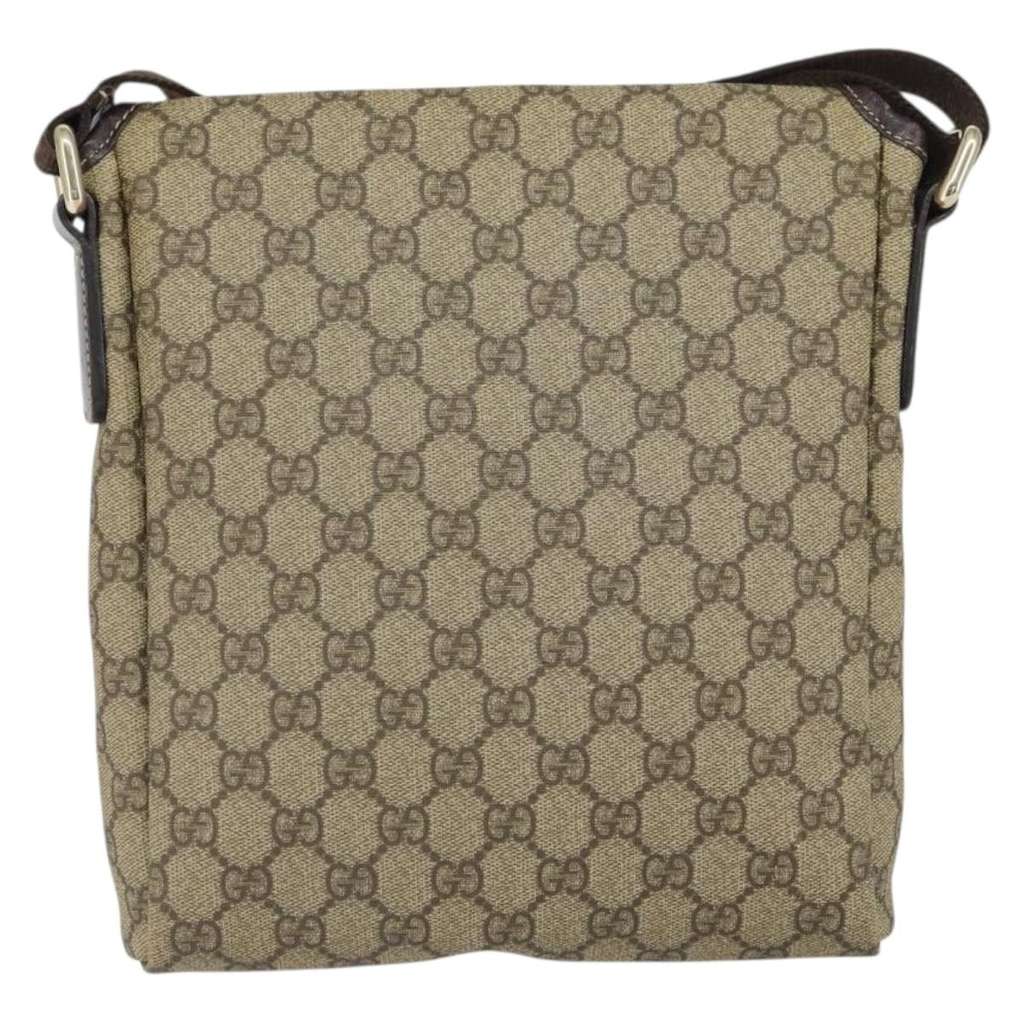 Gucci Flap Messenger Beige Good condition - Back View