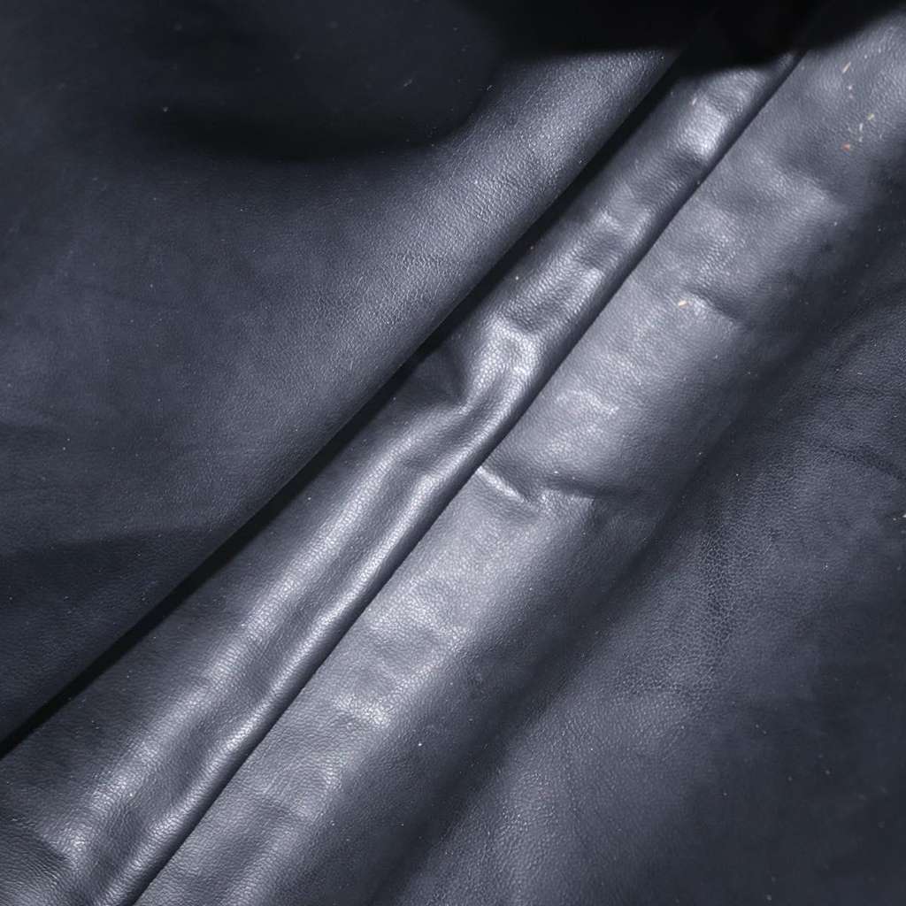 Bally Vintage Chain Shoulder Bag Navy Leather Fair condition - Box View