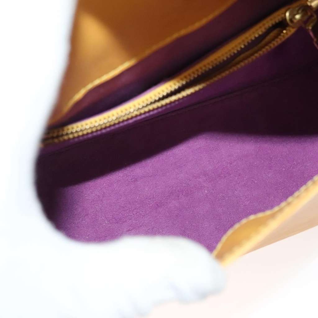 Louis Vuitton Buci Handbag Yellow Leather Good condition - Box View