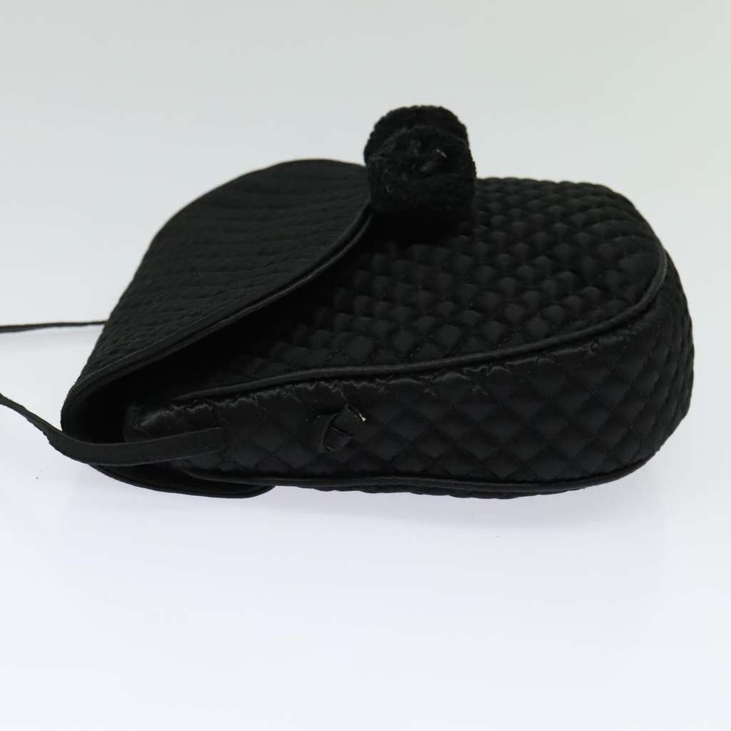 Bottega Veneta Intrecciato Clutch bag Black Satin Good condition - Inside View