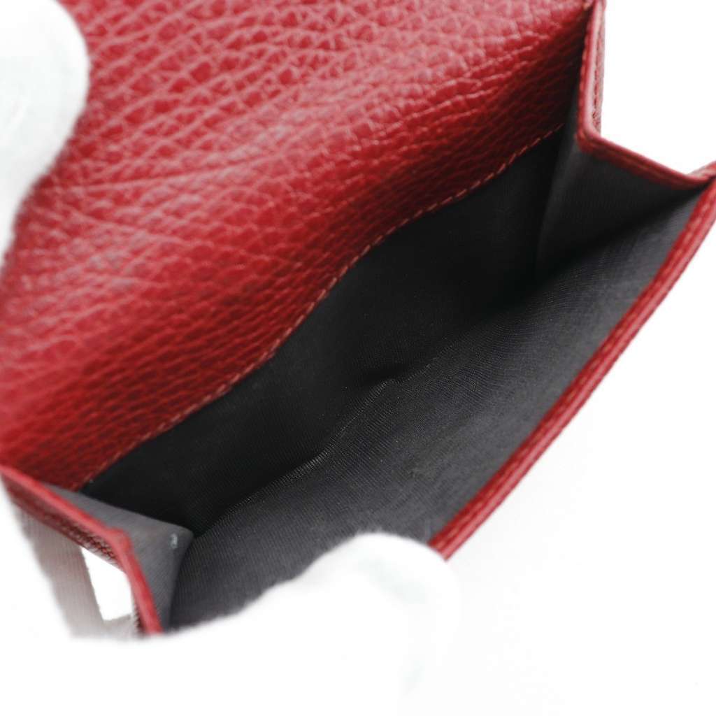 Gucci GG Marmont Bifold Wallet Red Leather Good condition - Model View