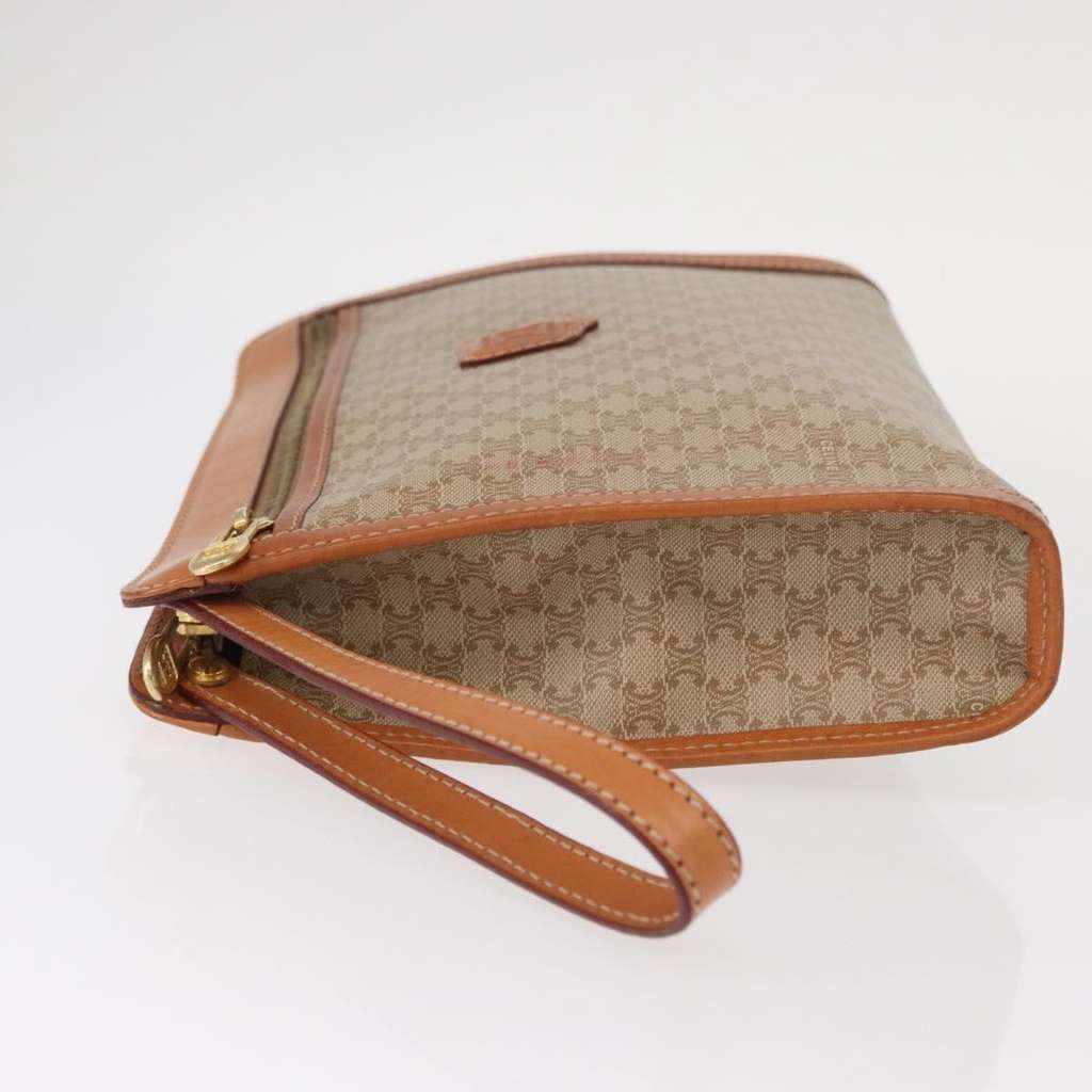 Celine Macadam Pochette Beige Canvas Good condition - Model View