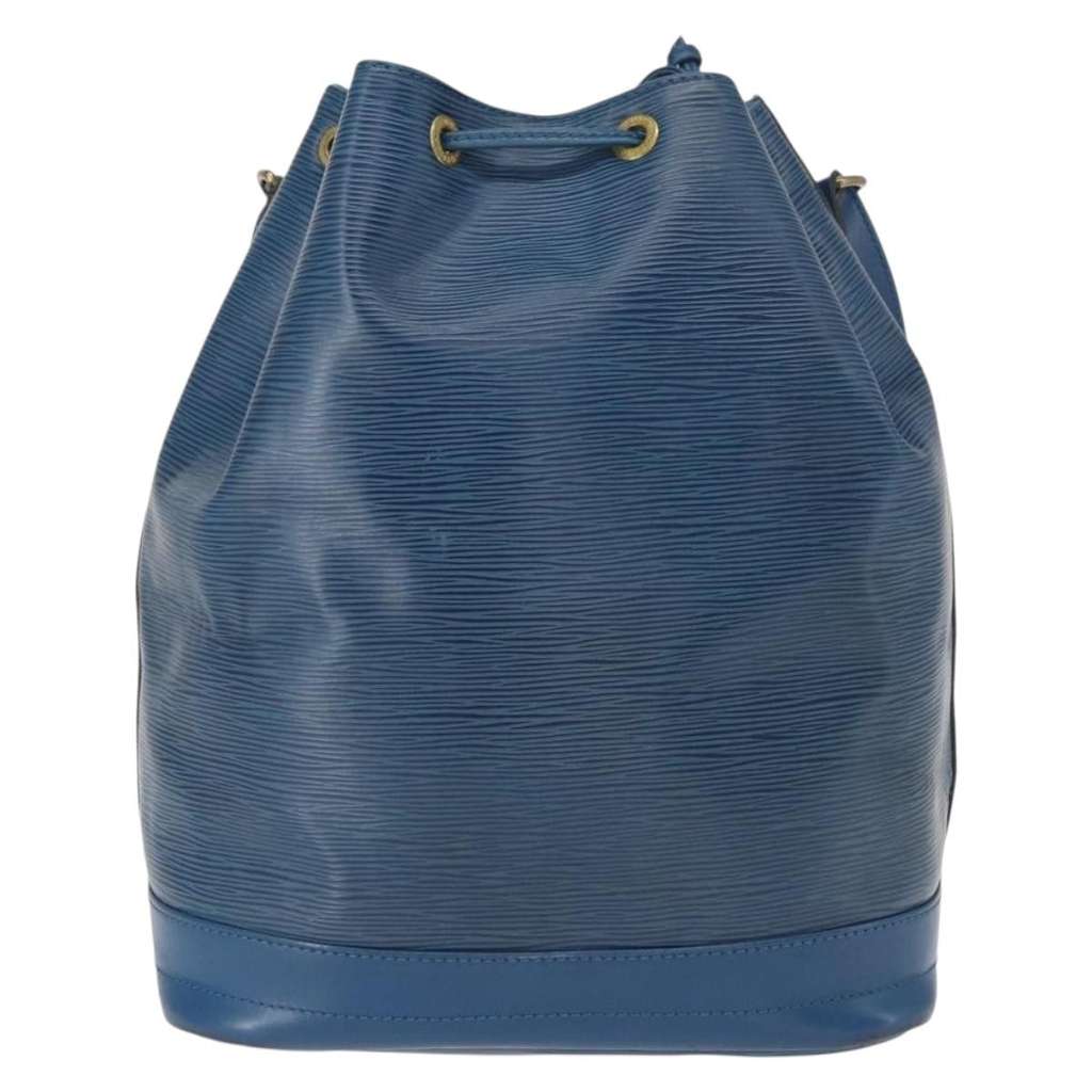 Louis Vuitton Noe Handbag Blue Leather Fair condition - Back View