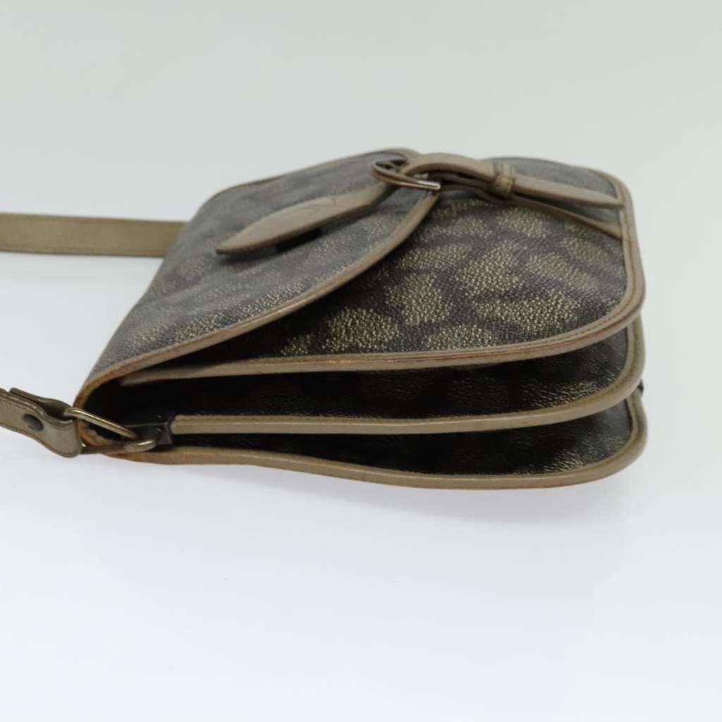 Saint Laurent Buckle Flap Crossbody Bag Beige Canvas Good condition - Inside View