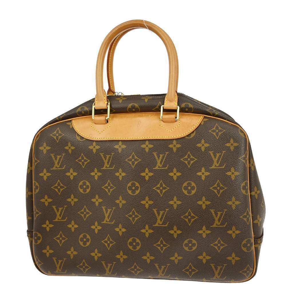 Louis Vuitton Deauville Handbag Brown Canvas Good condition - Back View