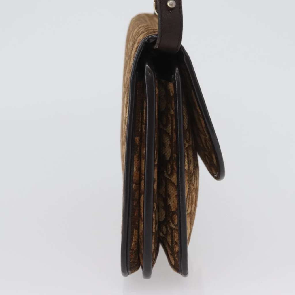 Christian Dior Trotter shoulder bag Brown Canvas Good condition - Model View