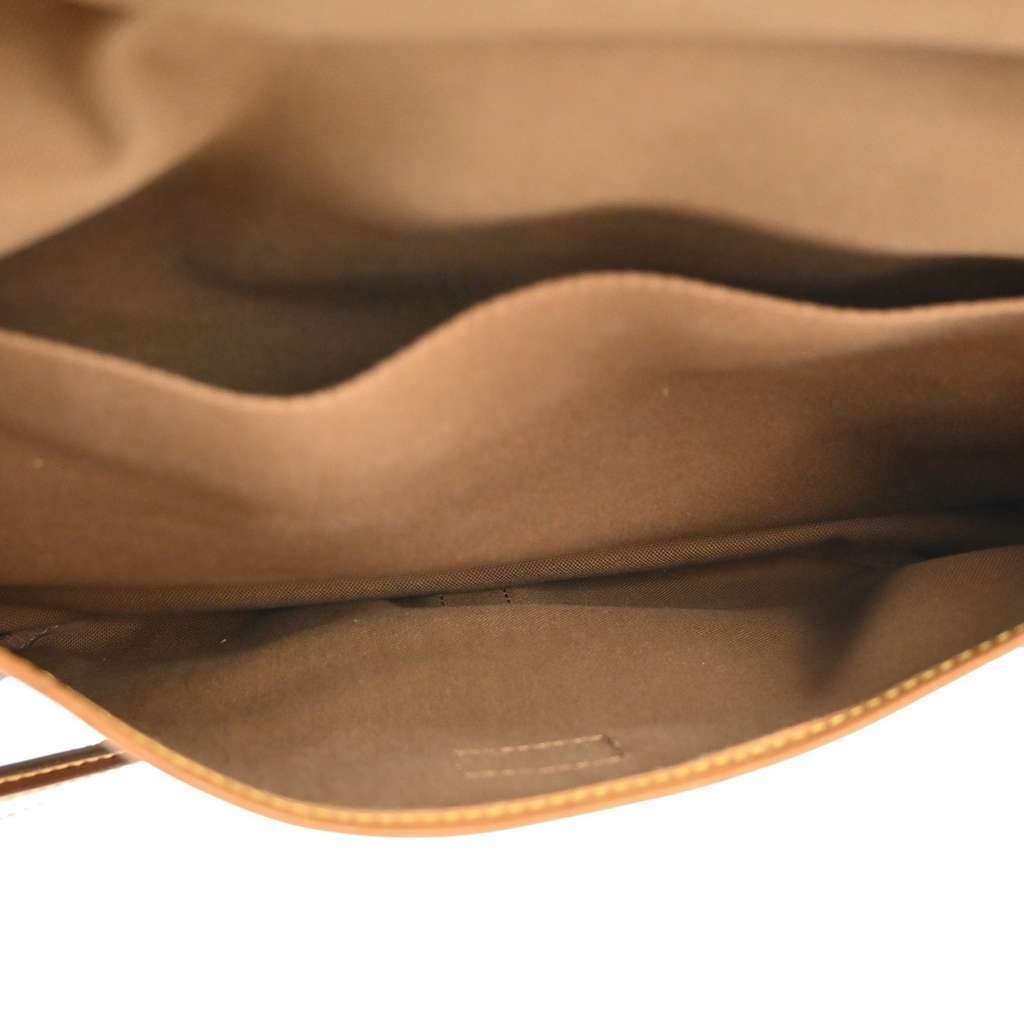 Louis Vuitton Saumur Handbag Brown Canvas Good condition - Box View