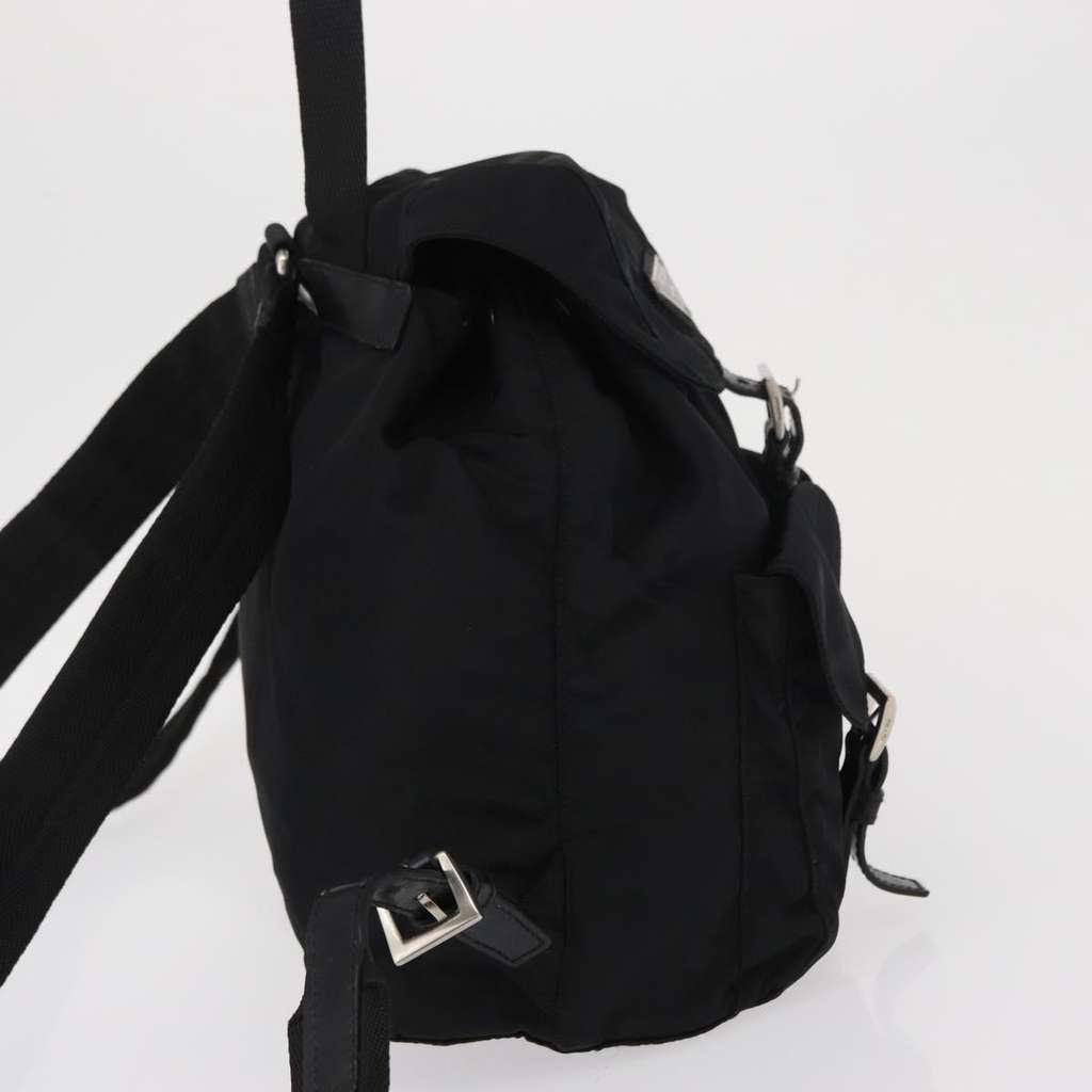 Prada Double Front Pocket Backpack Black Good condition - Model View