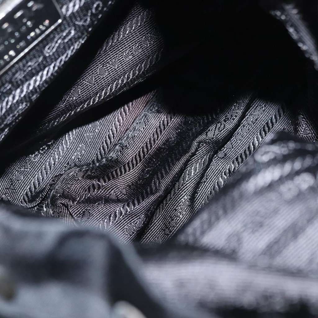 Prada Double Front Pocket Backpack Black Good condition - Box View