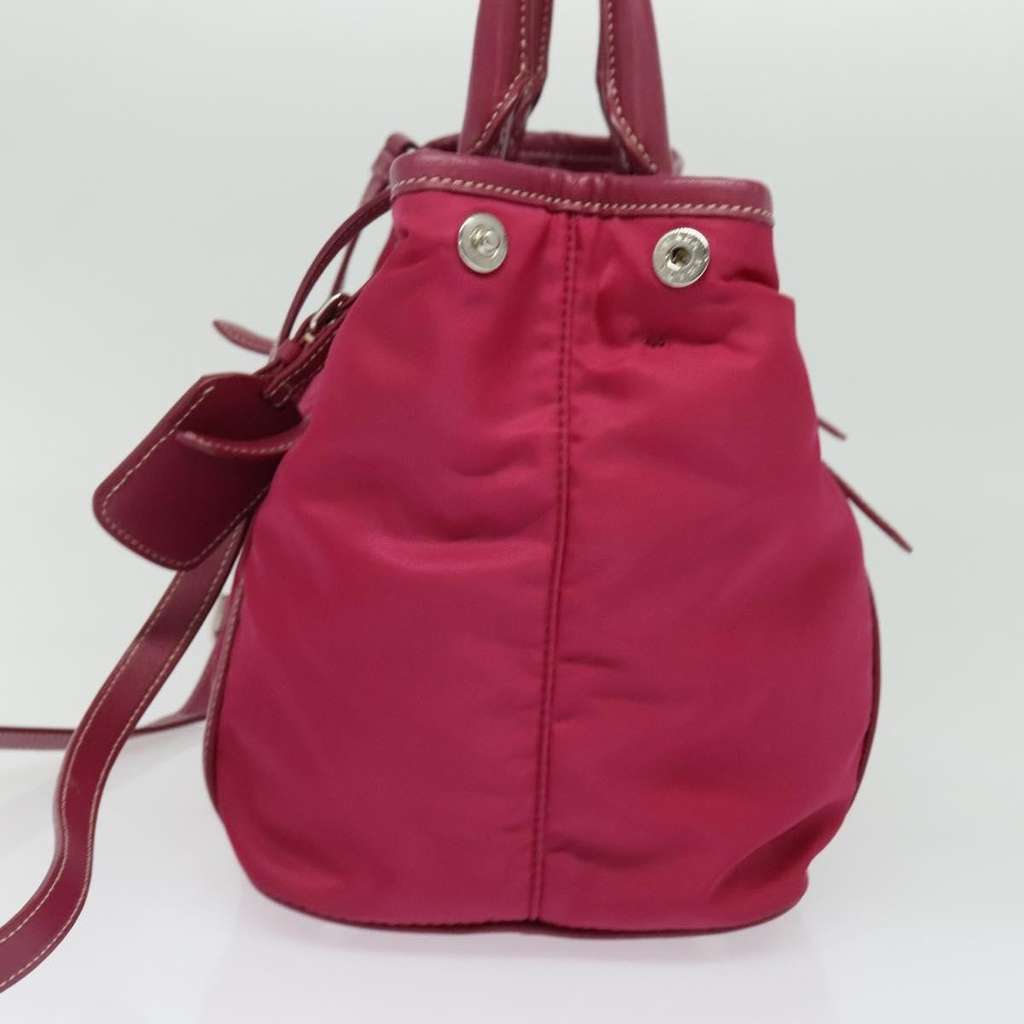 Prada Convertible Belted Hobo Pink Good condition - Model View