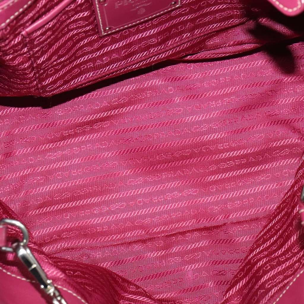 Prada Convertible Belted Hobo Pink Good condition - Box View