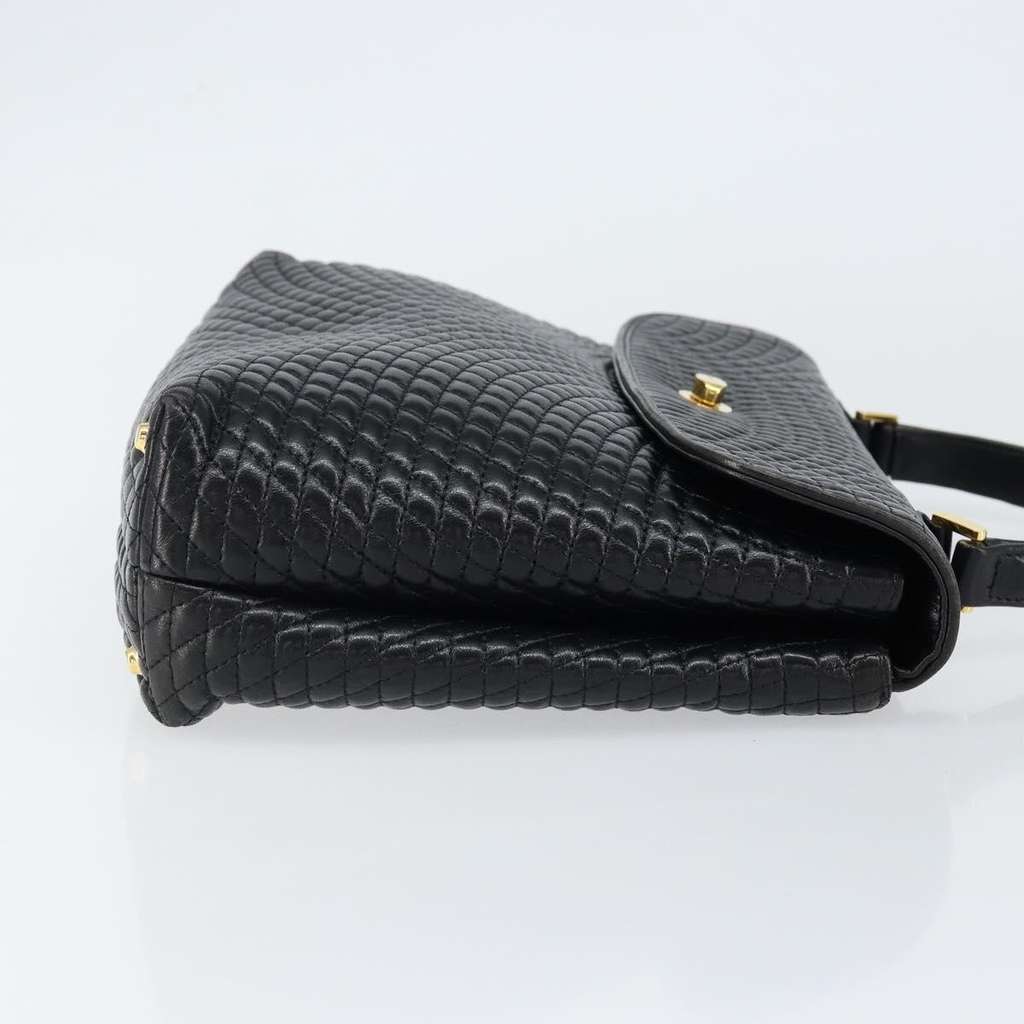 Bally Vintage Handbag Black Leather Good condition - Inside View