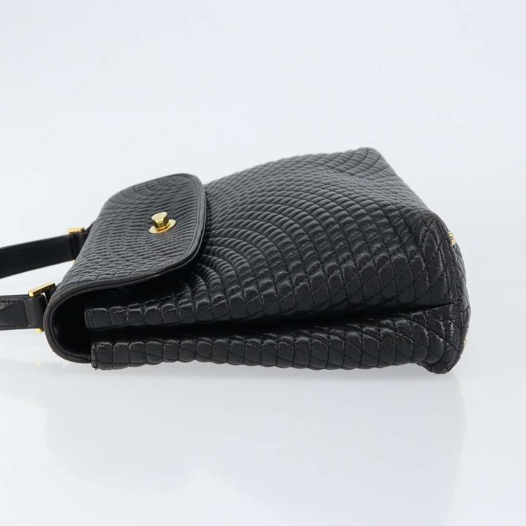 Bally Vintage Handbag Black Leather Good condition - Model View