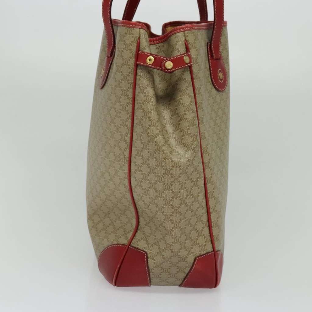 Celine Vintage Macadam Tote bag Beige Canvas Good condition - Inside View
