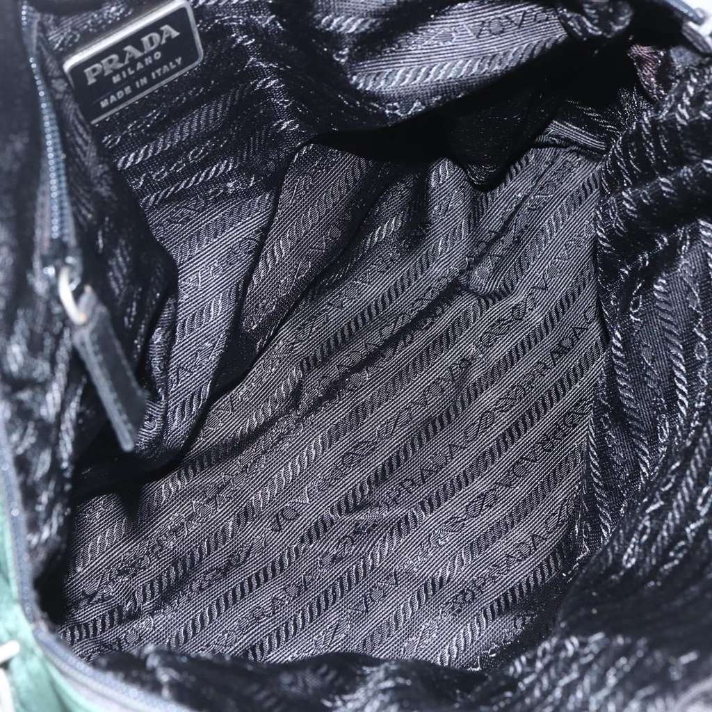 Prada Vintage Handbag Green Good condition - Box View