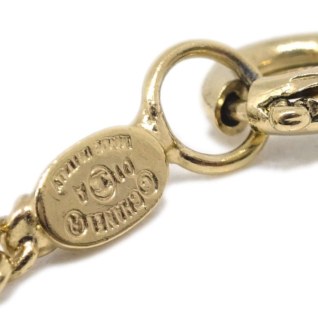 Chanel Coco Long Necklace Gold Good condition - Model View