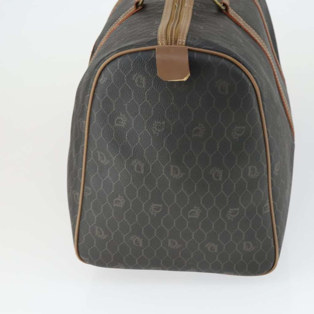 Christian Dior Vintage Honeycomb Boston bag Black Canvas Good condition - Inside View
