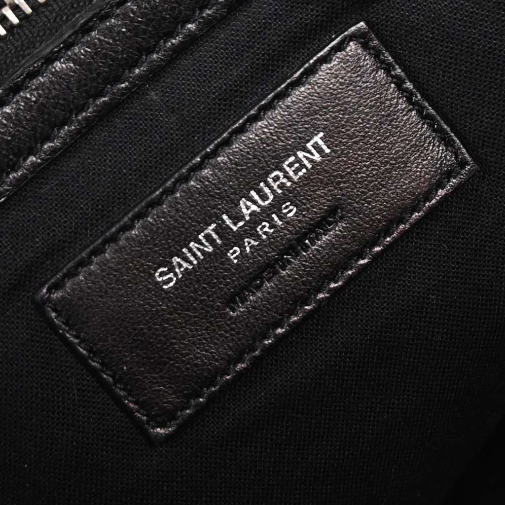 Saint Laurent Festival Backpack Black Leather Good condition - Model View