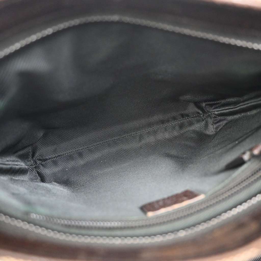 Gucci Zip Top Messenger Brown Canvas Good condition - Box View