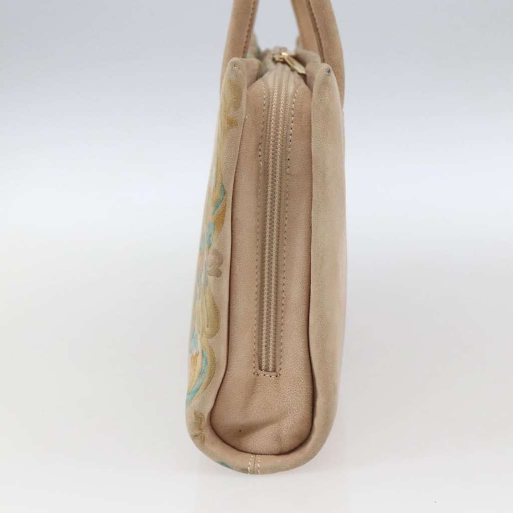 Loewe Vintage Handbag Beige Suede Good condition - Model View