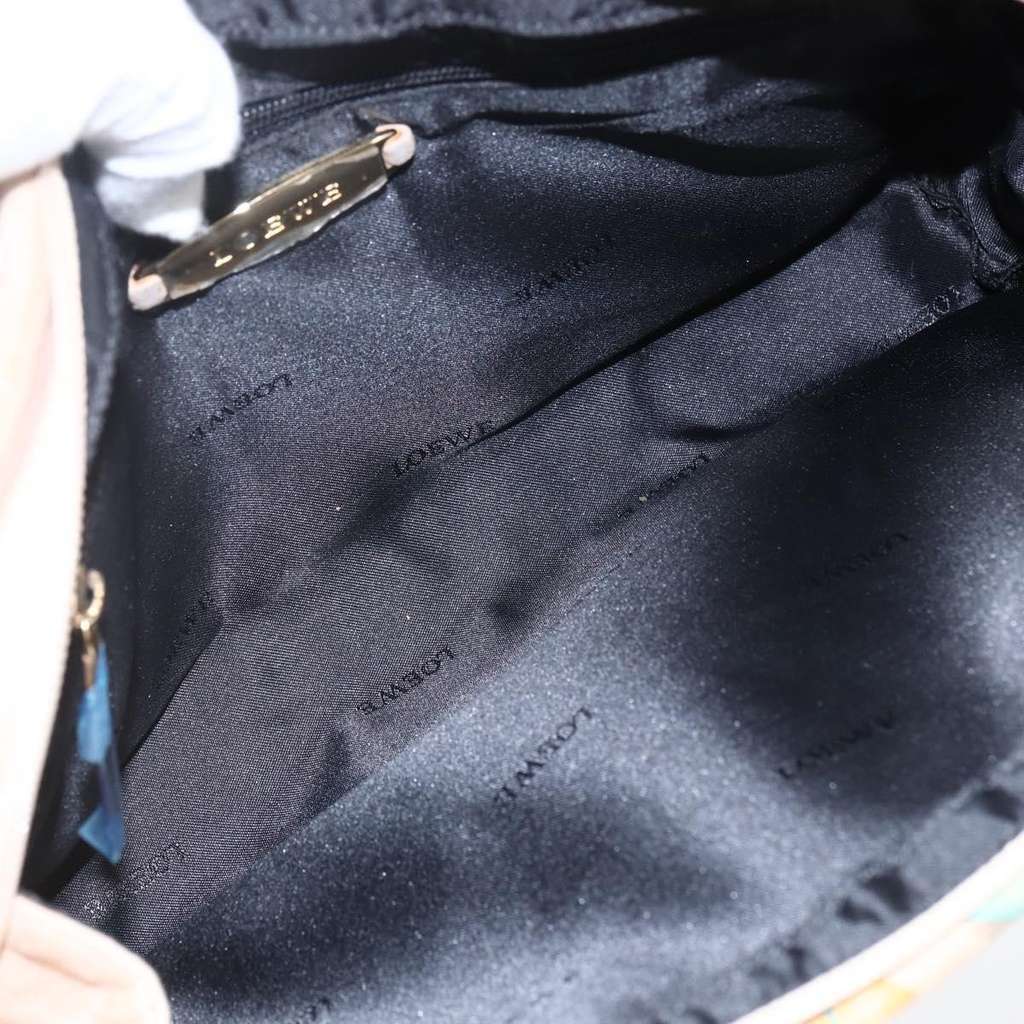 Loewe Vintage Handbag Beige Suede Good condition - Box View