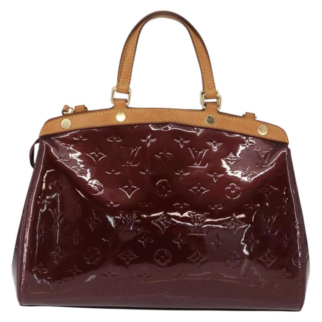 Louis Vuitton Brea Handbag Burgundy Good condition - Back View
