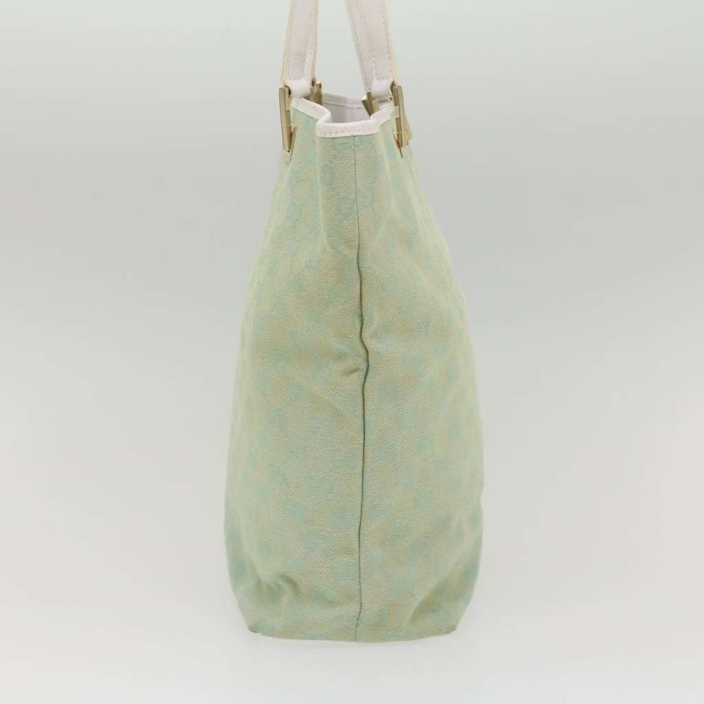 Gucci Vintage Bucket Shopping Tote Blue Canvas Good condition - Inside View