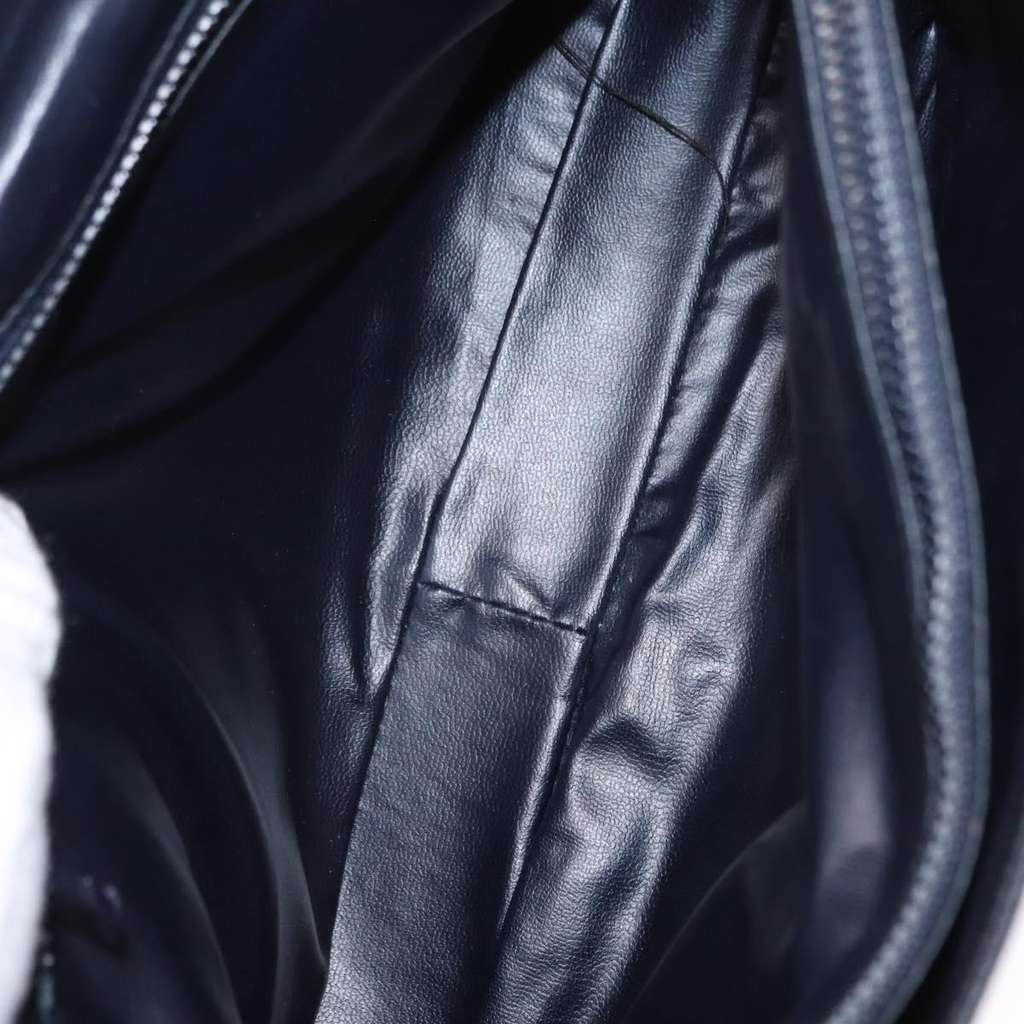 Celine Vintage Macadam Shoulder Bag Black Canvas Good condition - Box View