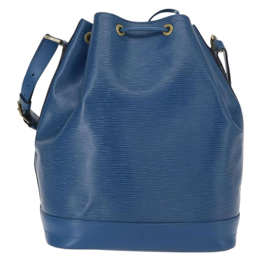 Louis Vuitton Noe Handbag Blue Leather Fair condition - Back View