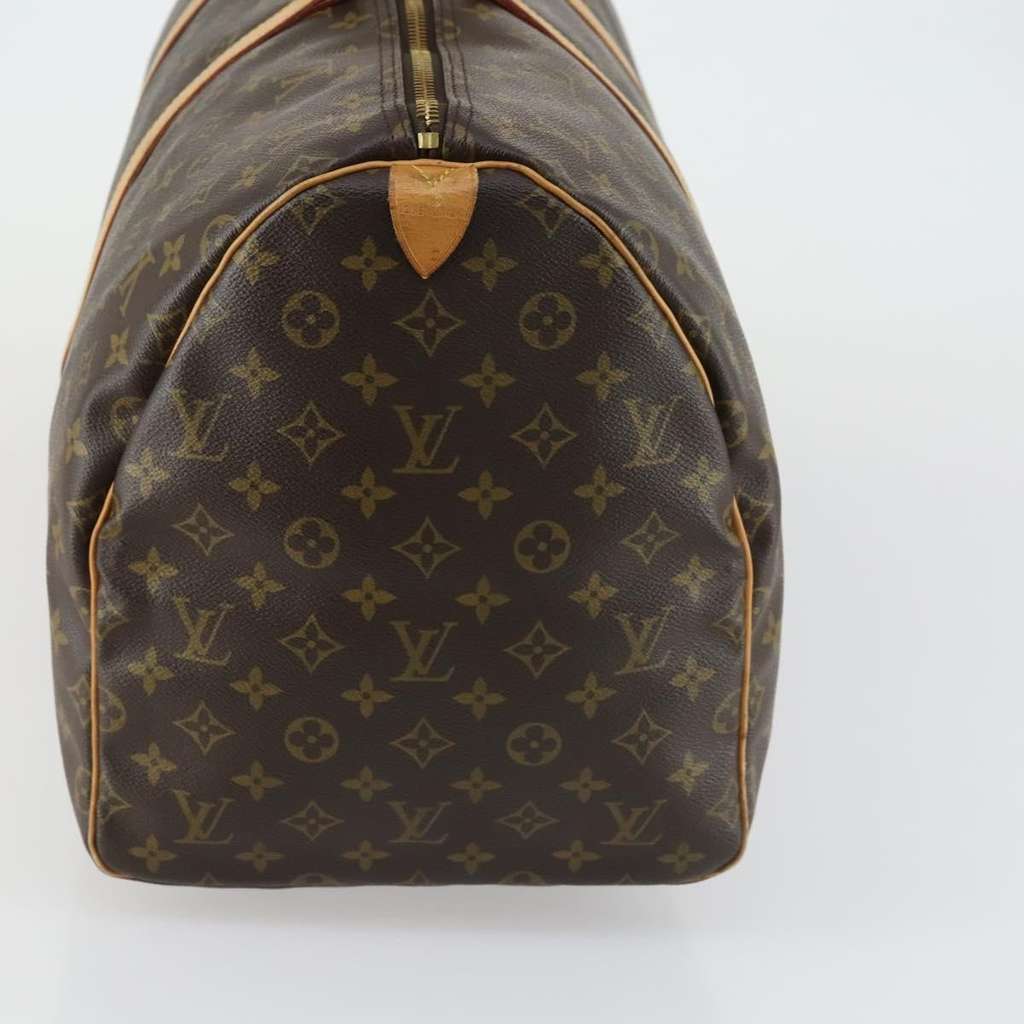 Louis Vuitton Keepall Bag Brown Canvas Good condition - Model View