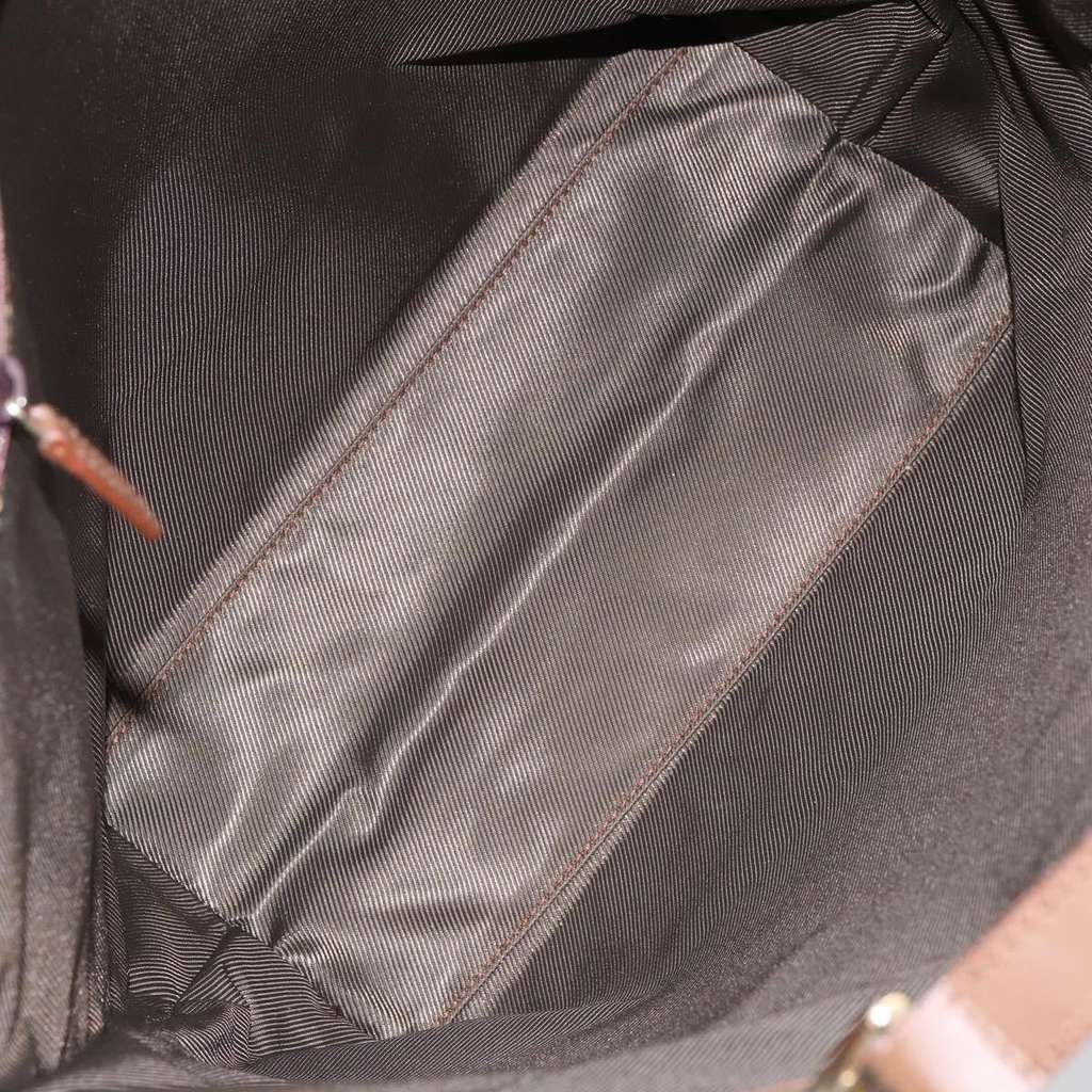 Gucci Vintage Bucket Shopping Tote Beige Canvas Good condition - Box View