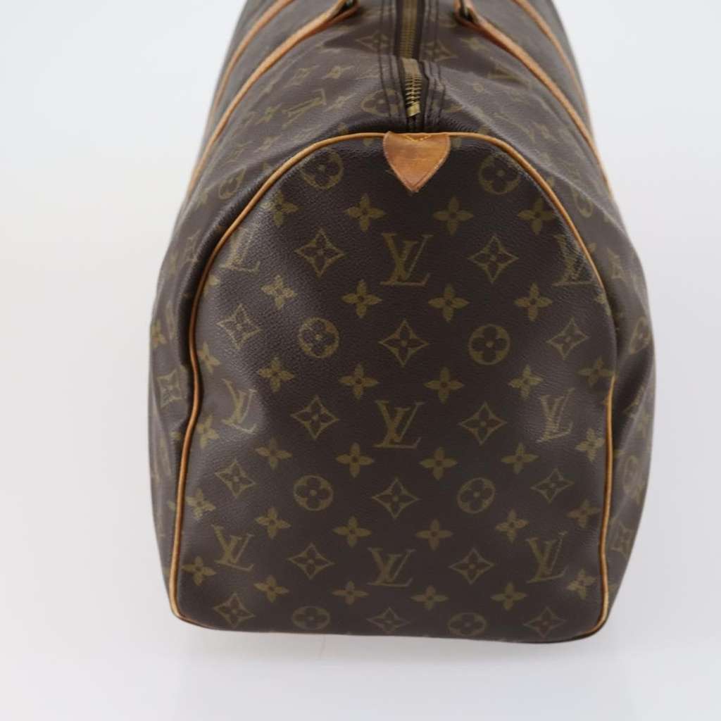 Louis Vuitton Keepall Bag Brown Canvas Good condition - Model View