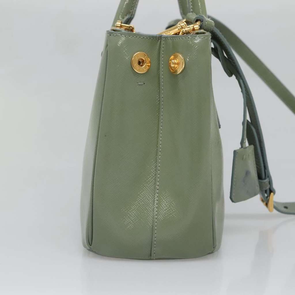 Prada Double Zip Lux Tote Gold Leather Good condition - Inside View