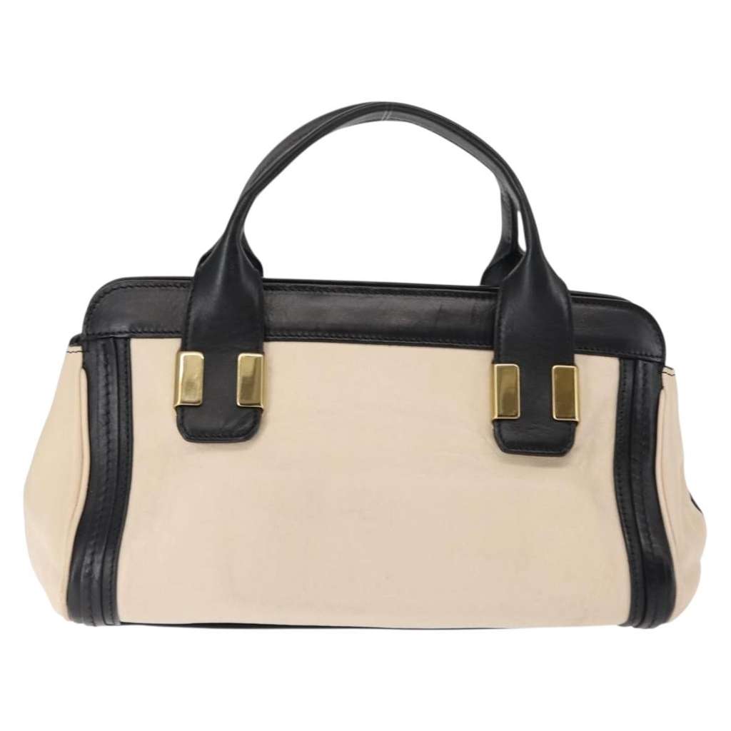 Chloe Alice Satchel White Leather Good condition - Back View