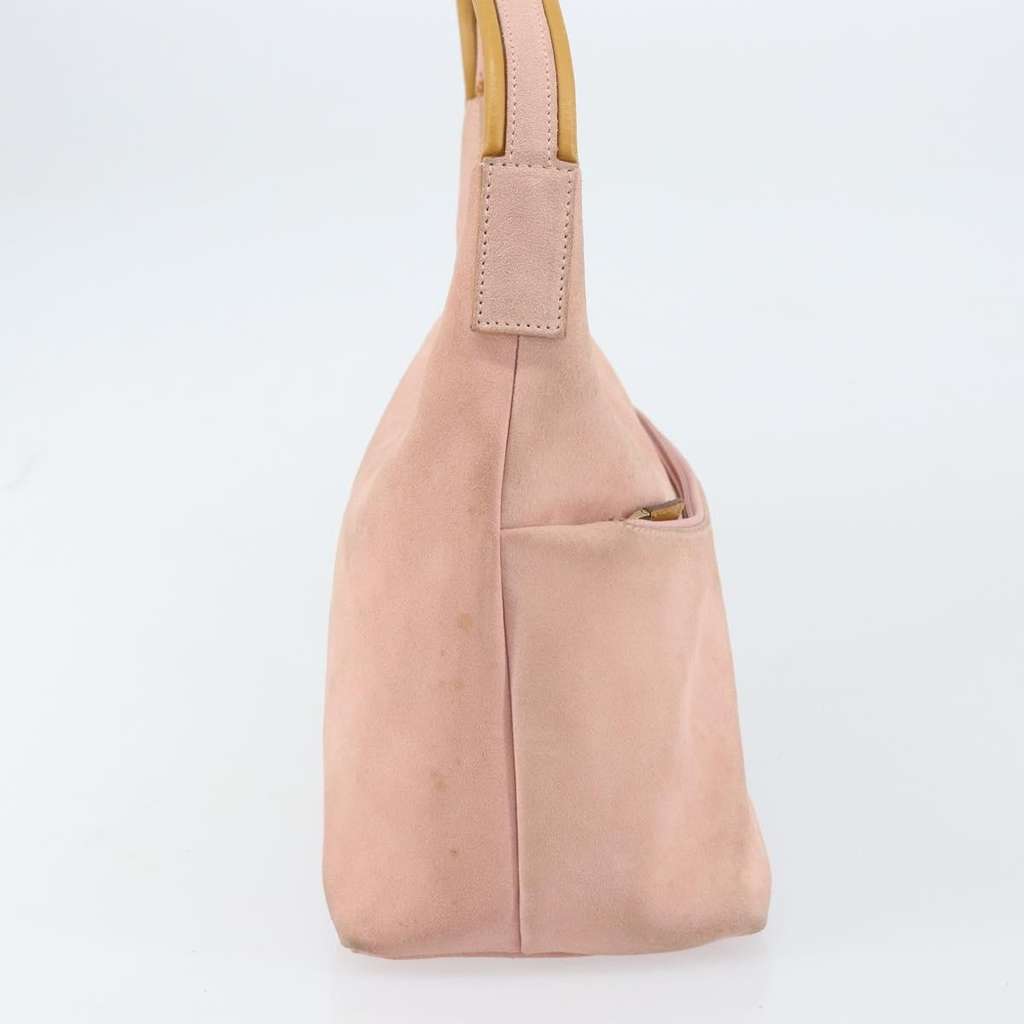 Gucci Vintage Handbag Pink Suede Good condition - Model View