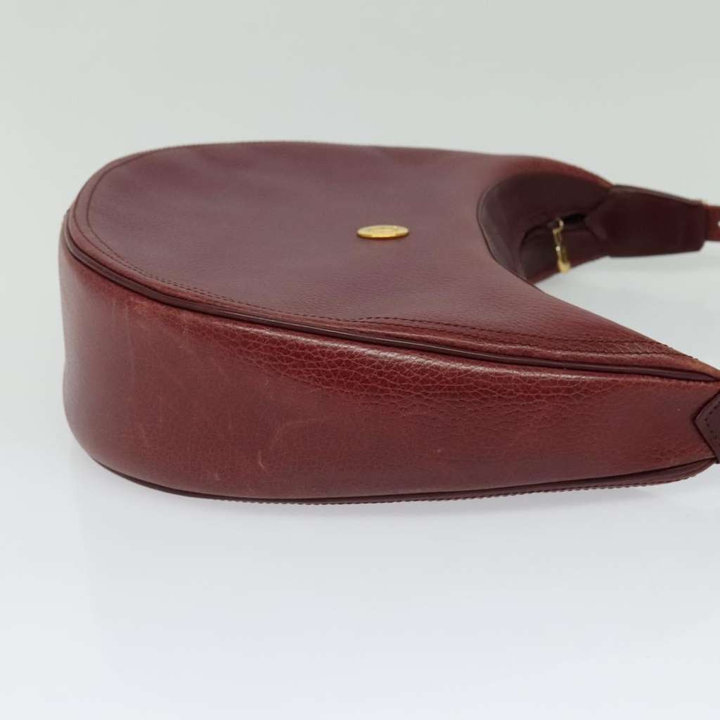 Cartier Must de Cartier Shoulder Bag Burgundy Leather Good condition - Inside View