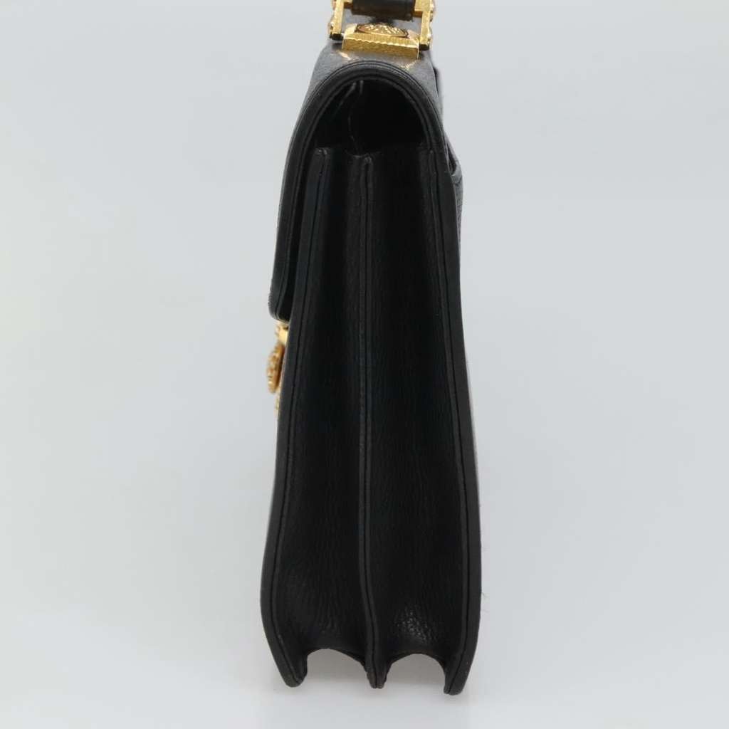 Versace Vintage Sun handbag Black Leather Good condition - Model View