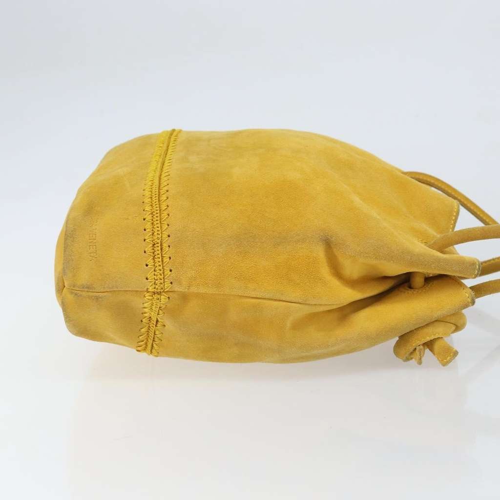 Bottega Veneta Vintage Tote Bag Yellow Suede Fair condition - Inside View