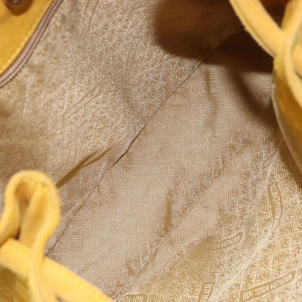 Bottega Veneta Vintage Tote Bag Yellow Suede Fair condition - Box View