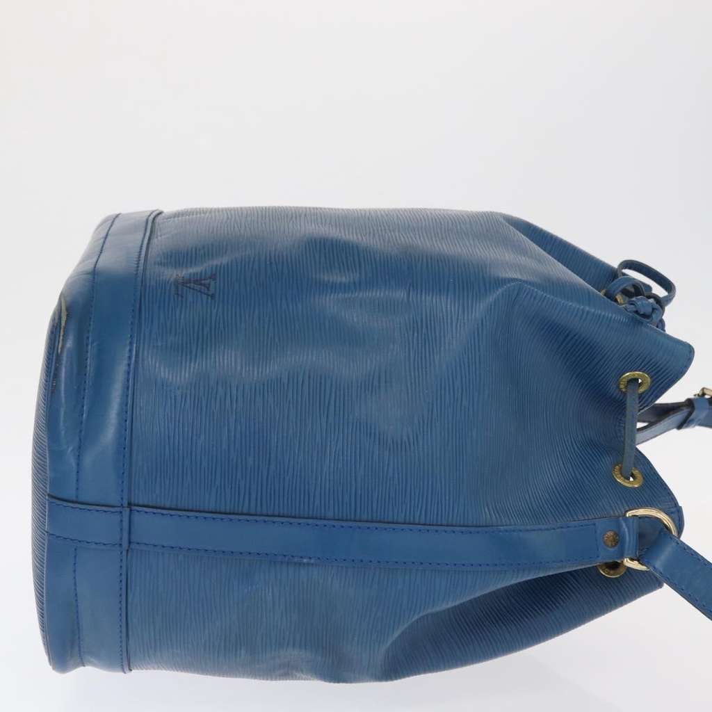 Louis Vuitton Noe Handbag Blue Leather Good condition - Inside View