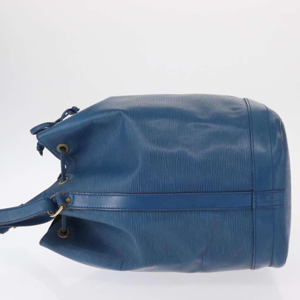 Louis Vuitton Noe Handbag Blue Leather Good condition - Model View