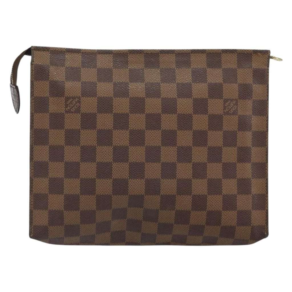 Louis Vuitton Toiletry Pouch Brown Canvas Fair condition - Back View