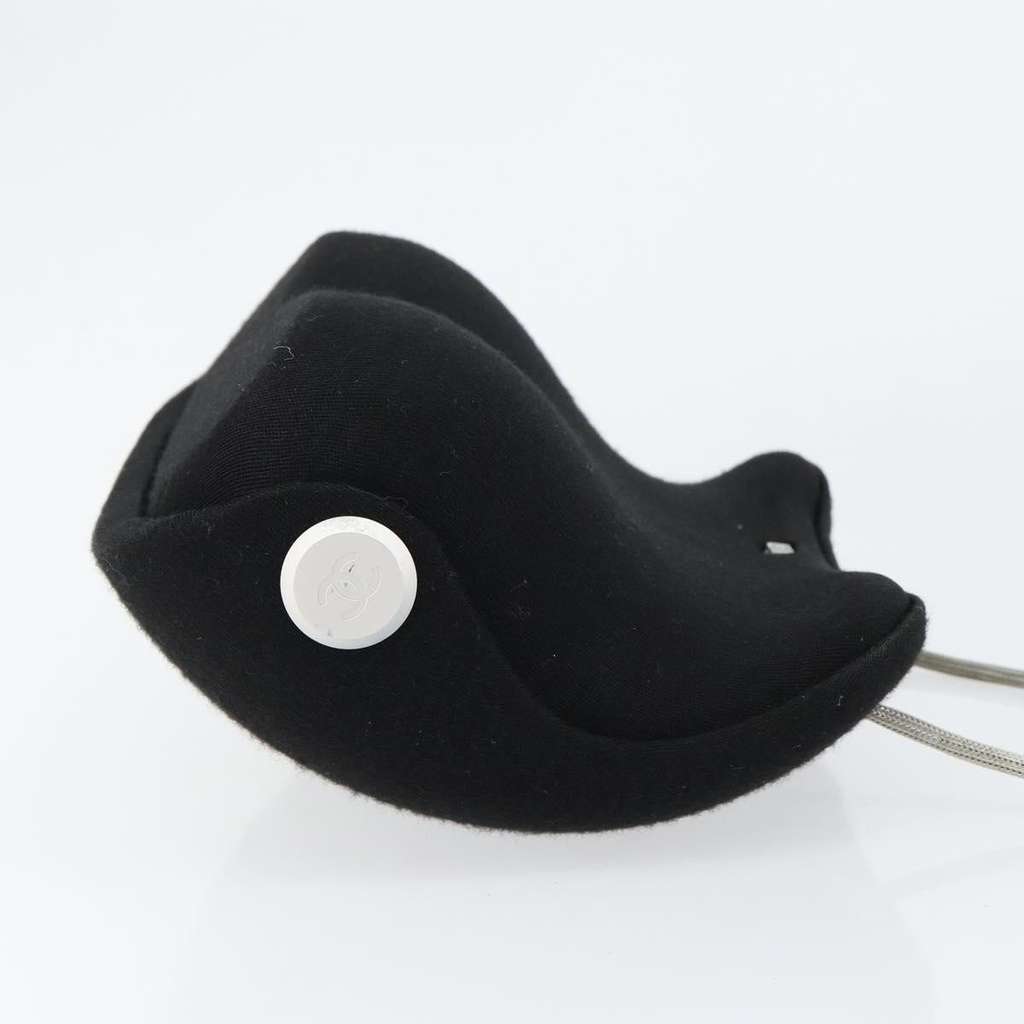 Chanel Millennium Shoulder Bag Black Cotton Good condition - Inside View