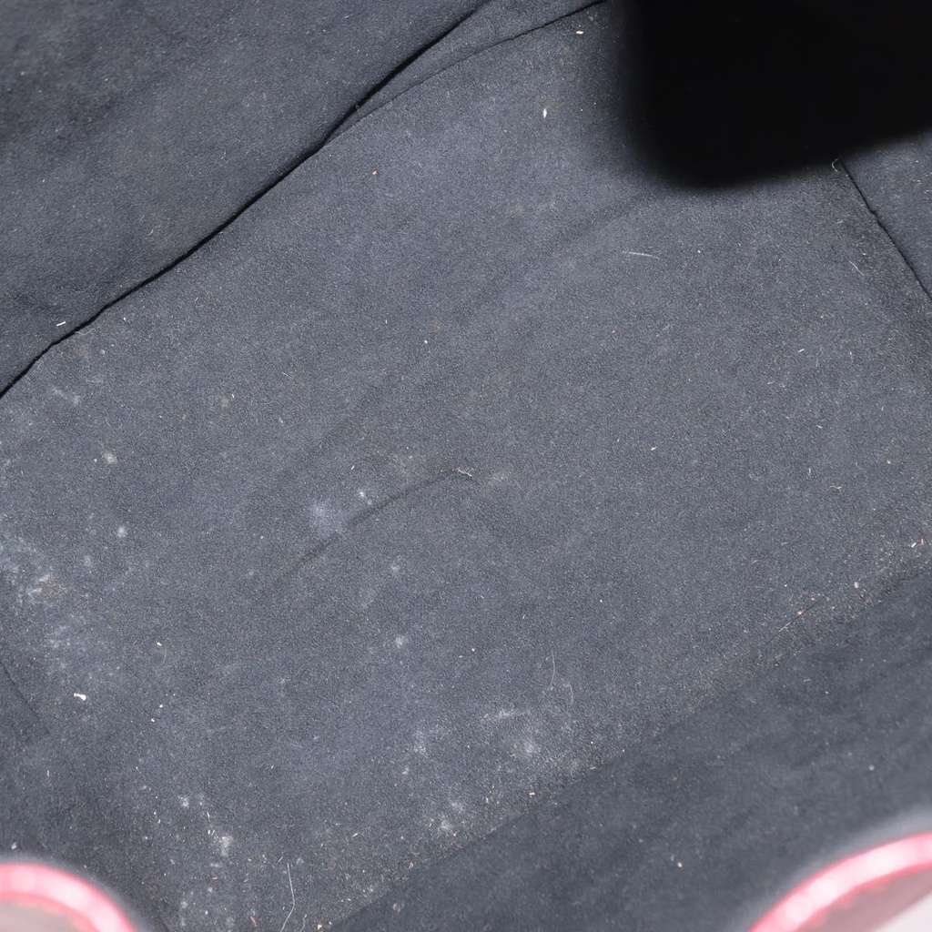 Louis Vuitton Noe Handbag Red Leather Fair condition - Box View