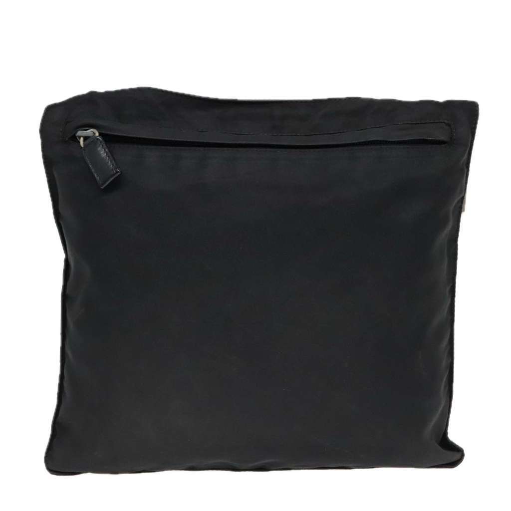 Prada Flat Messenger Bag Black Good condition - Back View