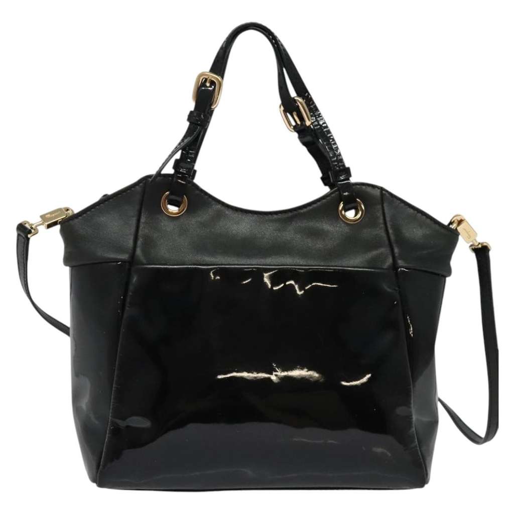 Salvatore Ferragamo Vala Handbag Black Good condition - Back View