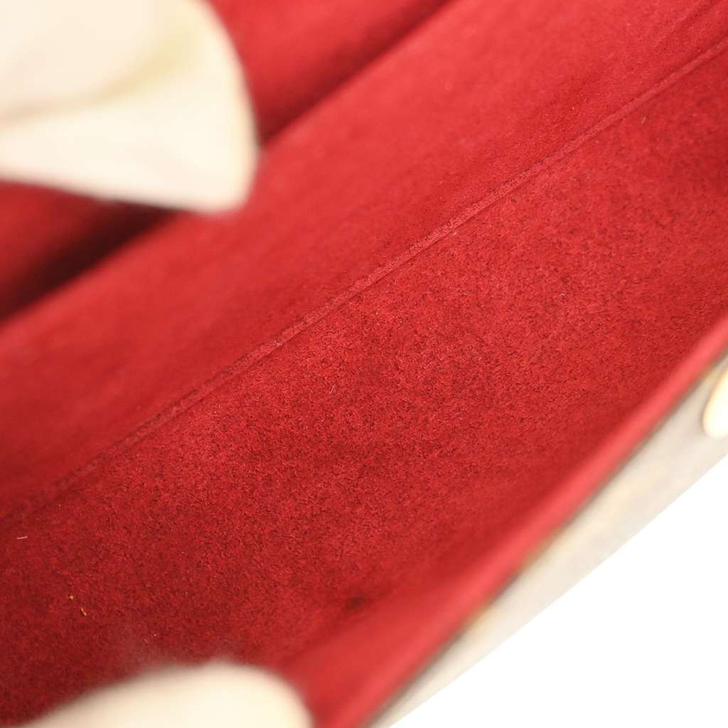 Louis Vuitton Sonatine Handbag Brown Canvas Good condition - Inside View