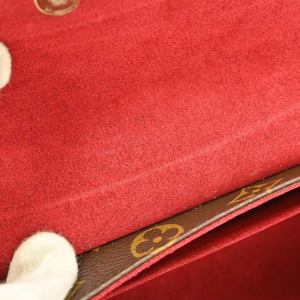 Louis Vuitton Sonatine Handbag Brown Canvas Good condition - Model View