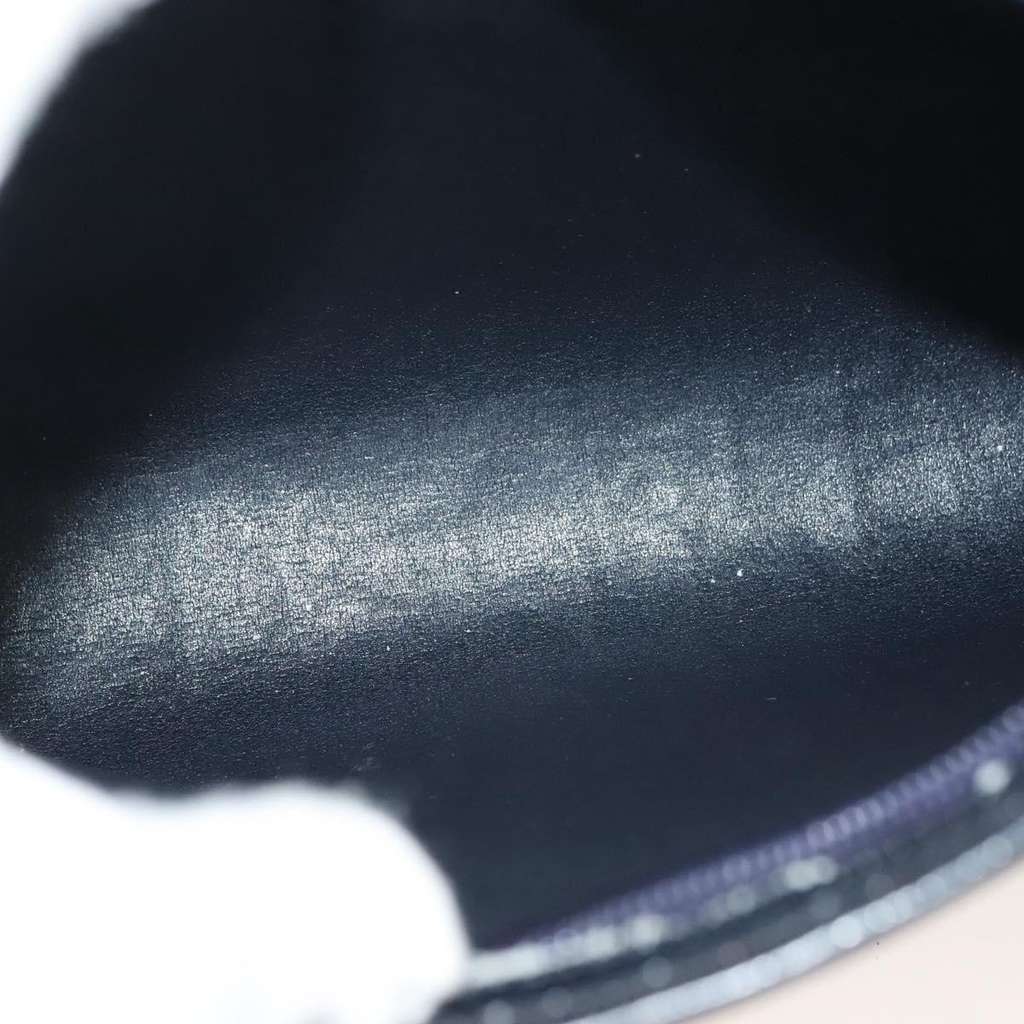 Christian Dior Vintage Trotter Shoulder Bag Navy Canvas Good condition - Box View